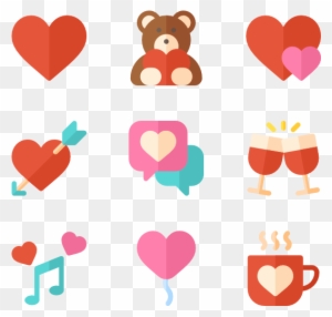 Valentines Day - Flat Icon Love Png