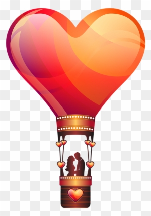 clipart of hearts and balloons