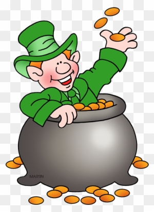 Leprechaun Gold - Leprechaun In The Gold Clip Art