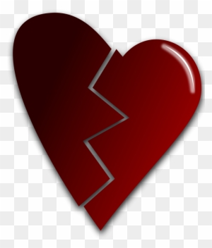 Broken Heart Vector Clipart, Vector Clip Art Online, - Broken Heart Png Vector