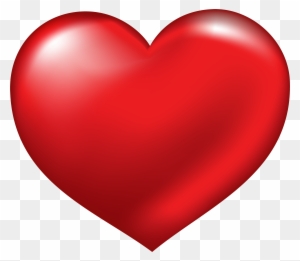 Red Heart Png Clipart - Big Heart Emoji