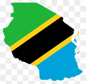 Tanzania Flag Map