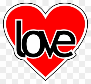 Love Heart Svg Clip Arts 600 X 552 Px - Cartoon Heart With Love