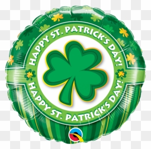 Happy St Patricks Day Foil Balloon (18") 1pc