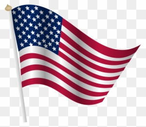 Clipart - American Flag - American Flag Clipart Transparent