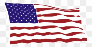 Flag, Usa, Red, Striped, Blue, Star - Us America Flag Sticker