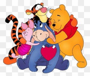 Valentine's Day Clipart Winnie The Pooh - Winnie The Pooh Valentines Day