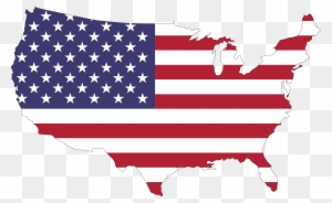 American Flag Clipart Us History - America Flag Map