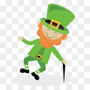 Leprechaun Svg Scrapbook Cut File Cute Clipart Files - Happy Leprechaun