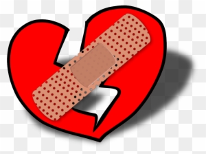 Healing Wounded Relationships - Broken Heart Clip Art
