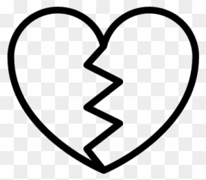 Broken Heart Free Vectors, Logos, Icons And Photos - Broken Heart Black And White