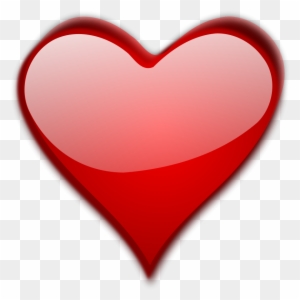 Heart Gloss 1 Clip Art - Heart With No Background - Free Transparent ...