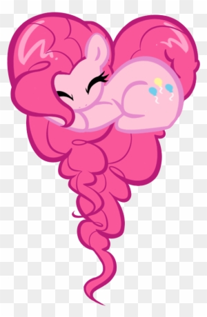 Pinkie Pie Heart Pony By Themightysqueegee On - Mlp Drawing Pinkie Pie