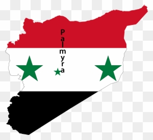 Big Image - Syria Map Flag