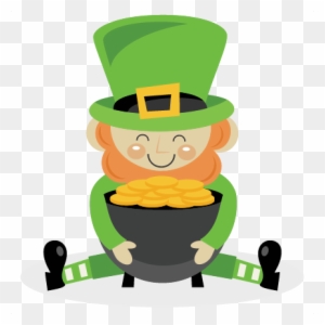 Leprechaun Svg Scrapbook Cut File Cute Clipart Files - Leprechaun Pot Of Gold