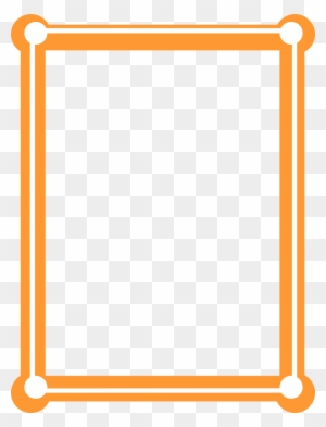 Orange Clipart Picture Frame - Orange Borders And Frames