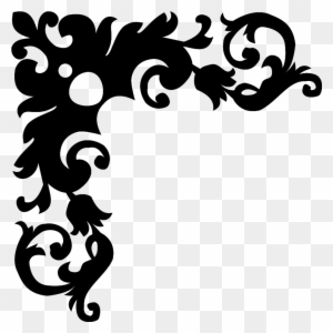 clipart black and white flower design transparent png clipart borders design black and white