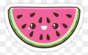 Cute Tea Cup Clip Art Kawaii Watermel - Redbubble Kawaii Watermelon Slice Tasche