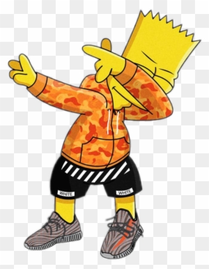 Bart Dab Supreme Simpson Gang Trap Swag Fresh Simpsons Hypebeast