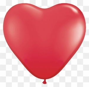 36" Red Heart Shaped Latex Balloon - Qualatex 3' Red Heart Qualatex (2 Pack) Balloon