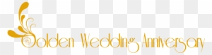 Golden Wedding Anniversary Clipart - Golden Anniversary Clip Art