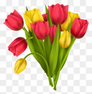 Png Lale Resimleri, Tulip Png Pictures - Vector Paint Flower Vase Png
