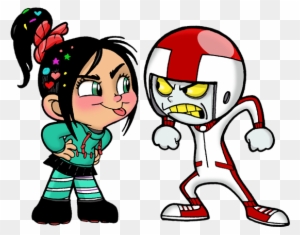 Vanellope Vs Turbo By Turbotastique - Wreck It Ralph Vanellope And Turbo