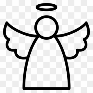 1449452791 Angel-line - Angel With Halo Silhouette