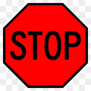 Stop Sign Light Red - Cross Traffic Does Not Stop Sign