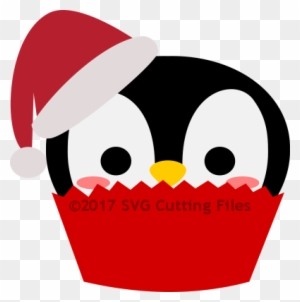 Christmas Santa Penguin Cupcake - Christmas Day