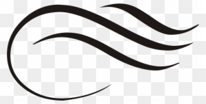 Simple Waves Clipart Black And White Black Wave Lines - Wave Black And