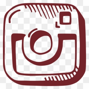 Keep In Touch - Hand Drawn Instagram Icon