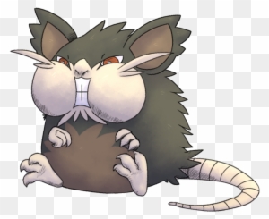 020 Raticate By Adfpf1 - Pokemon Raticate - Free Transparent PNG ...