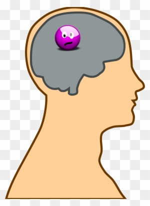 Big Image - Cartoon Head With Brain