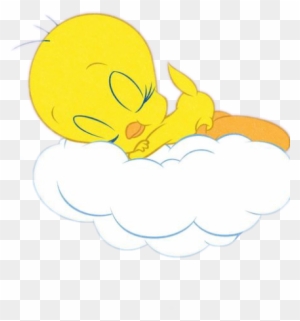 Tweety Titti Sweetdreams Goodnight Cartoon Cloud Theclo - Good Night Tweety Bird
