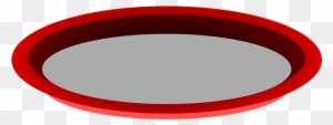 Plate Clipart Red Plate - Tray Cartoon Png
