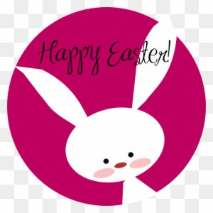 Happy Easter Bunny Clip Art - Happy Easter Eggs Clip Art