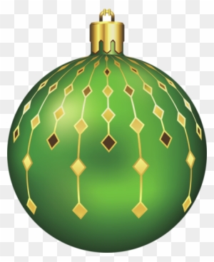 Christmas Ball Clip Art - Green Christmas Ball Png