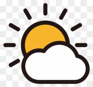 Clouds, Sun, Sunday, Sunny, Sunlit, Weather Icon, - Sun Icon