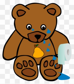 Pearbear Cry Clip Art - Crying Bear Clipart