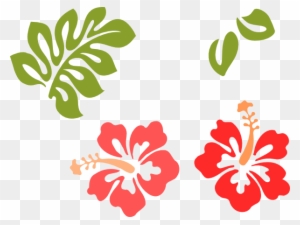 Hawaiian Leaves Clip Art - Hibiscus Clip Art