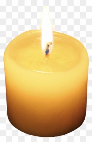Candle Flame Clipart Black And White Download - Candle Png