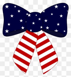 Red Bow Tie Vector Download - Fourth Of July Transparent Clipart