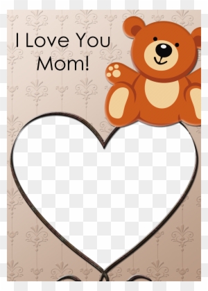 i love you mom teddy bear