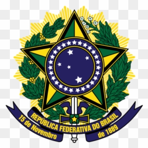 Brazil Coat Of Arms Republica Federativa Do Brasil - Brazil Coat Of Arms