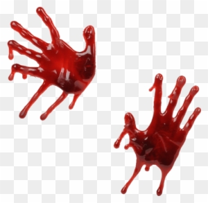 Blood Splatter Handprint