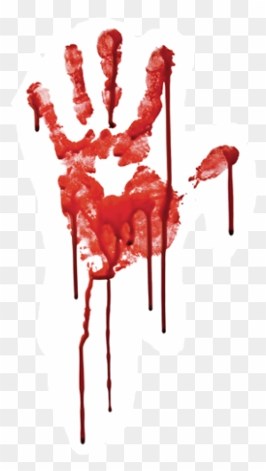 Toto, We're Not In Kansas Anymore - Blood Hand Print Png