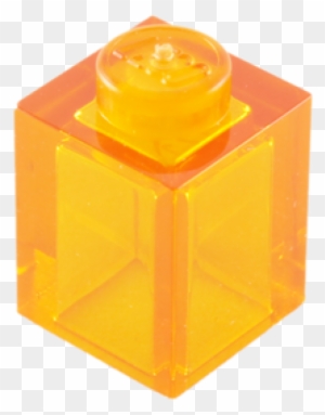 #transparent Orange Lego Brick - Transparent Orange Lego Brick