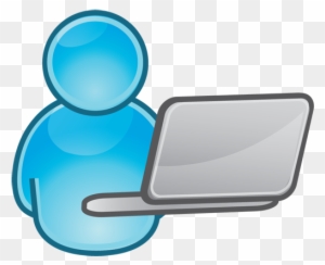 Size Icon Computer User Image - User With Computer Icon