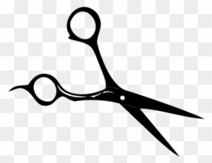 1/2 - Hair Cutting Scissors Clip Art